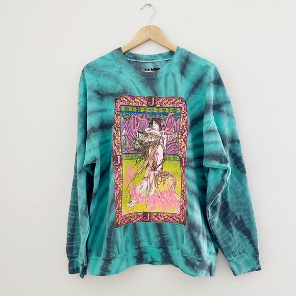 NEW Janis Joplin Tie Dye Graphic Sweatshirt - Picture 7 of 7